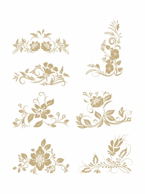 装饰花纹PSD素材下载